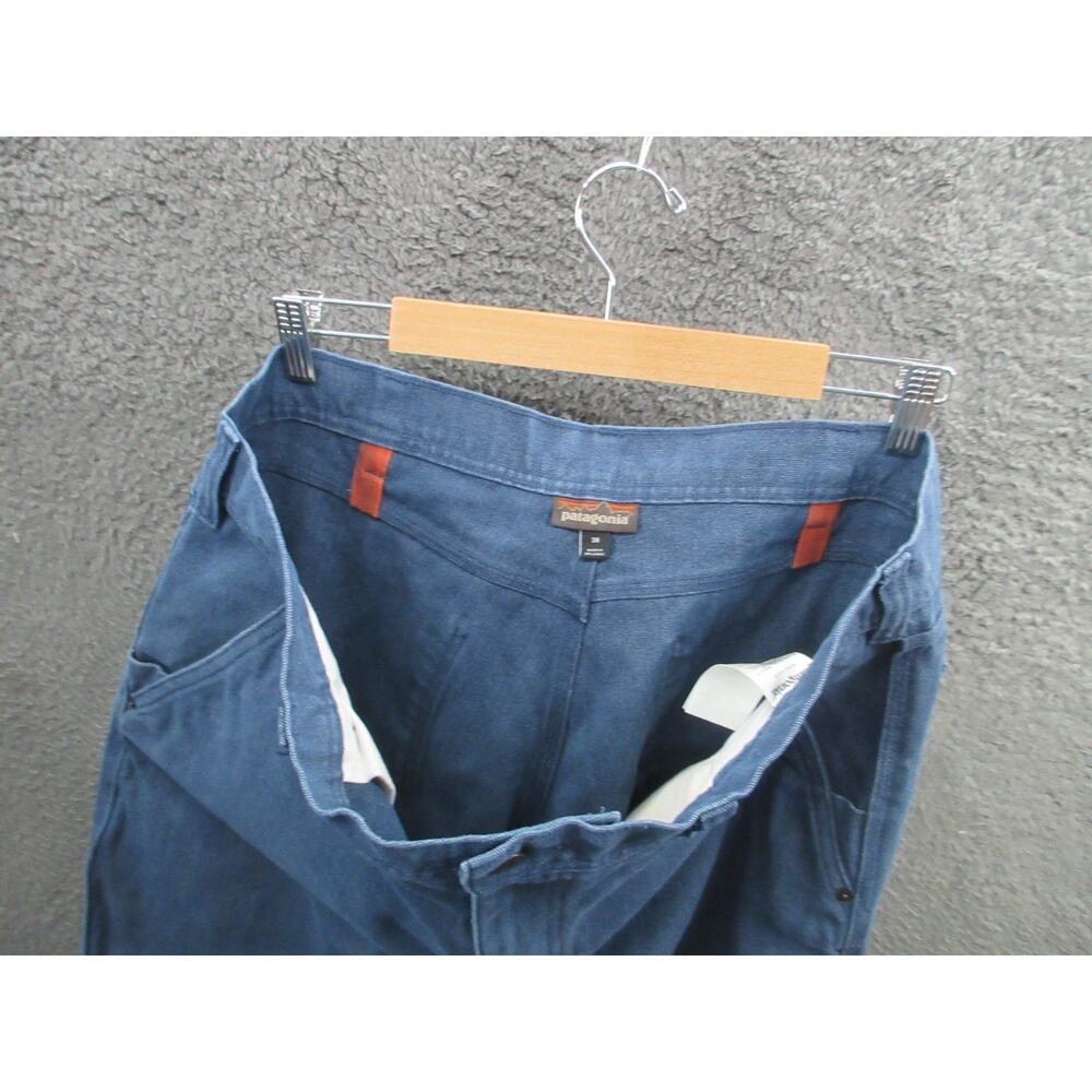 Patagonia Iron Forge Hemp Canvas Carpenter Pants Men’s 38x31 Blue - Picture 12 of 16
